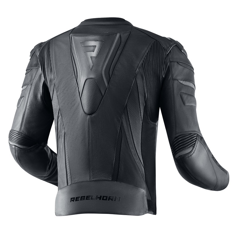 Rebelhorn Fighter Zwart Motorjack uitverkoop