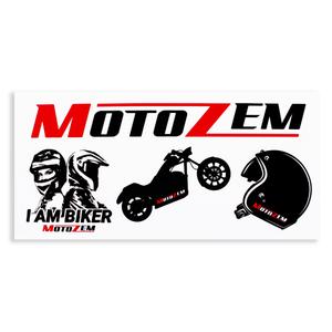 MotoZem Chopper stickerset