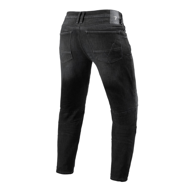 Revit Moto 2 TF Zwarte Motorfiets Jeans