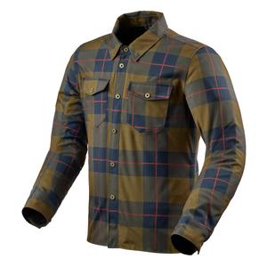 Motoroverhemd Revit Bison 2 H2O bruin