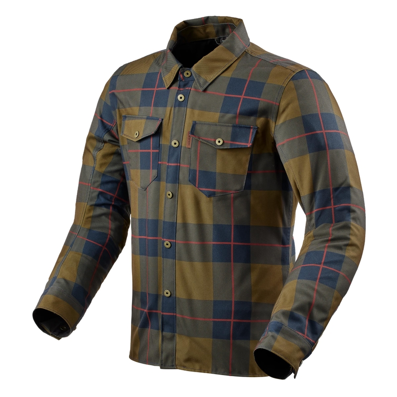 Motoroverhemd Revit Bison 2 H2O bruin