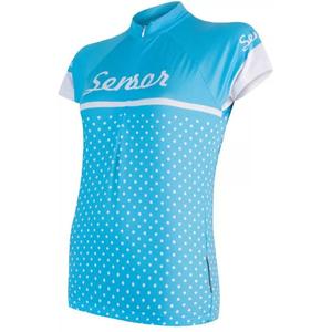 Damestrui Sensor Dots blauw - korte mouw uitverkoop