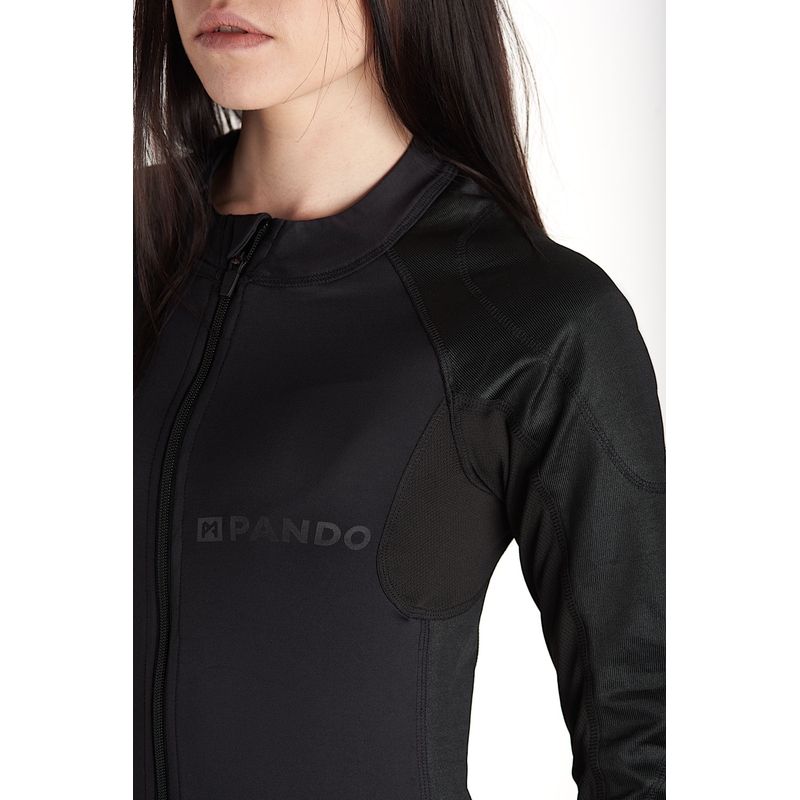 Motorcycle overhemd PANDO MOTO Shell UH zwart uitverkoop