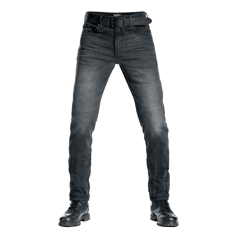 Motorjeans PANDO MOTO Robby Slim zwart uitverkoop