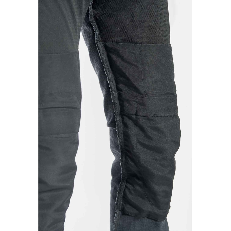 Motorjeans PANDO MOTO Robby Slim zwart uitverkoop