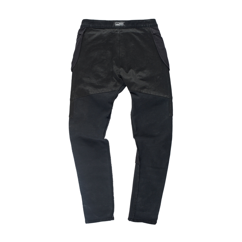 Motorjeans PANDO MOTO Boss Dyn zwart uitverkoop