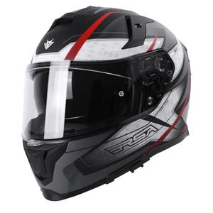 Integraalhelm RSA Rapid grijs-rood uitverkoop
