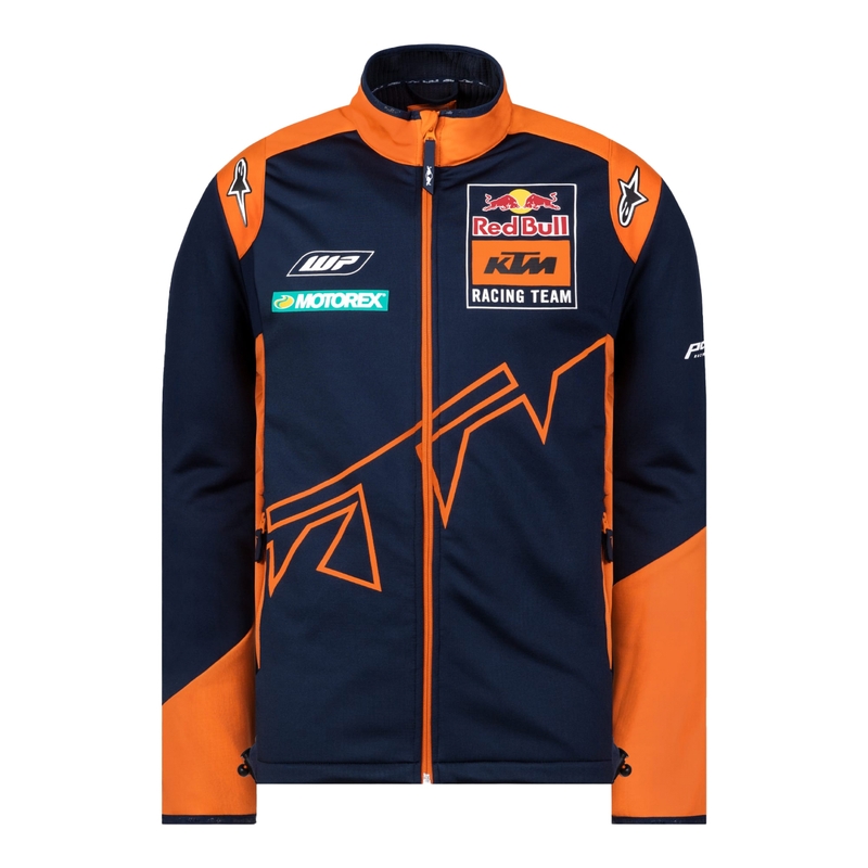Softshell jas KTM Red Bull Racing 22 blauw-oranje uitverkoop