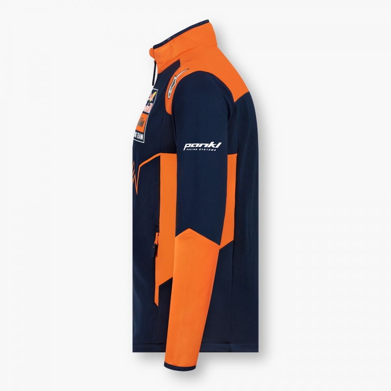 Softshell jas KTM Red Bull Racing 22 blauw-oranje uitverkoop