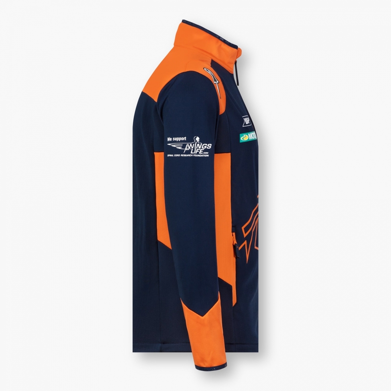 Softshell jas KTM Red Bull Racing 22 blauw-oranje uitverkoop