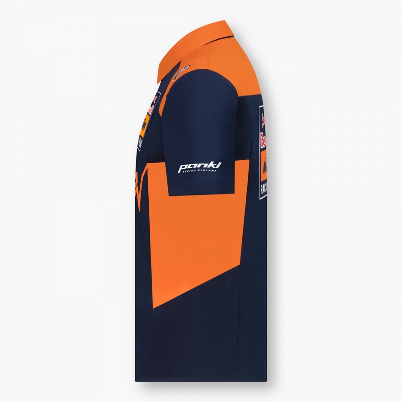 Poloshirt KTM Red Bull Racing 22 blauw-oranje uitverkoop