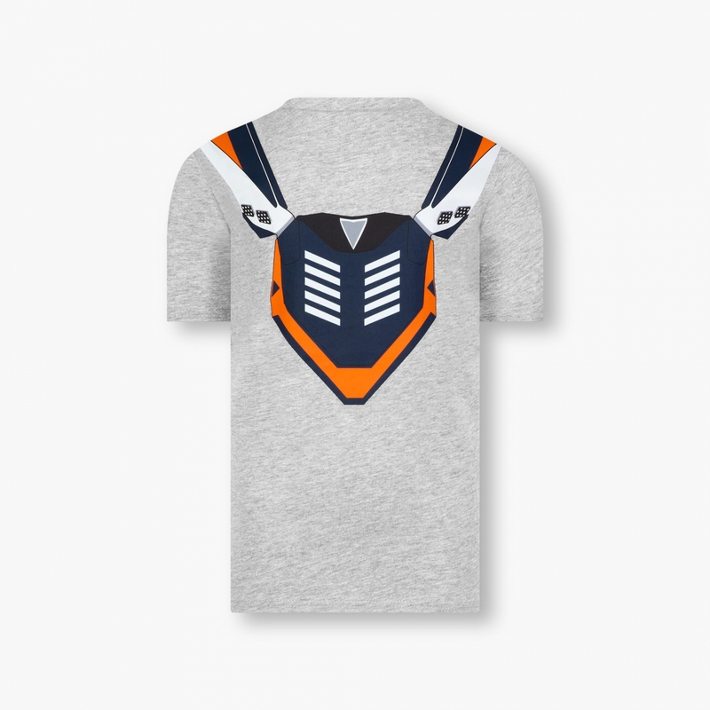 Kinder T-shirt KTM Rock Solid Red Bull grijs uitverkoop