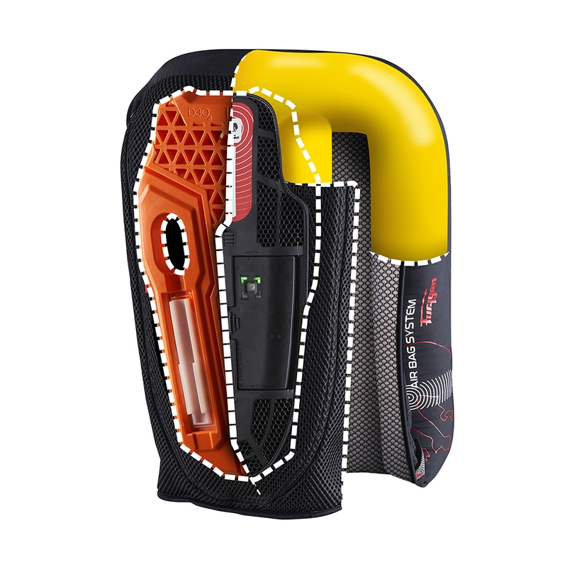 Furygan Fury systeem airbag vest zwart
