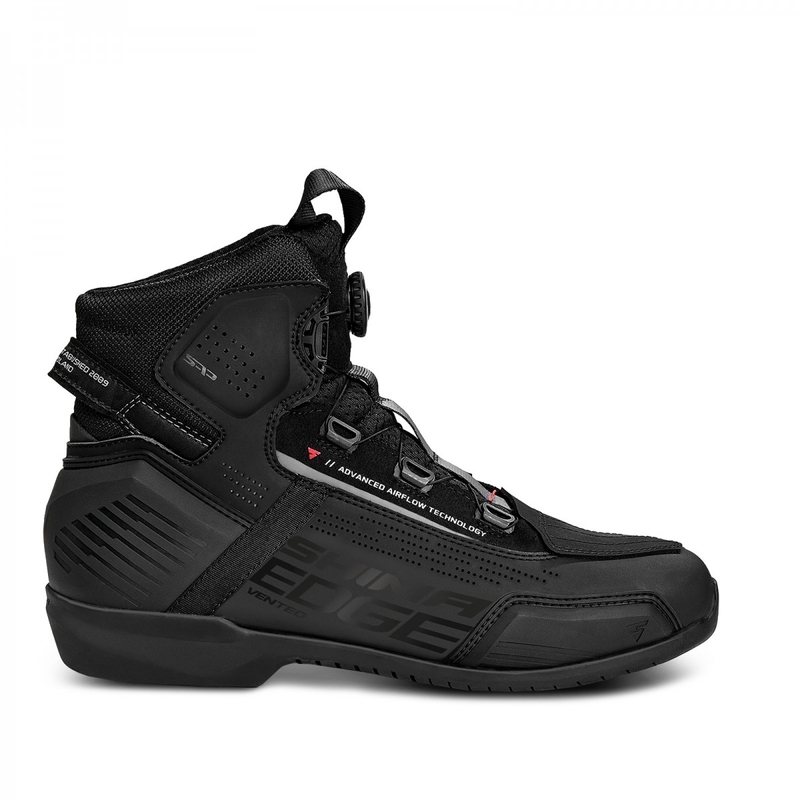 Shima Edge Vent zwarte motorlaarzen