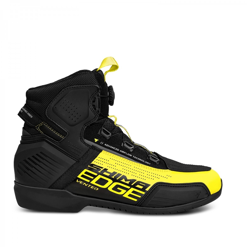 Shima Edge Vent Motorlaarzen Zwart-Fluo Geel
