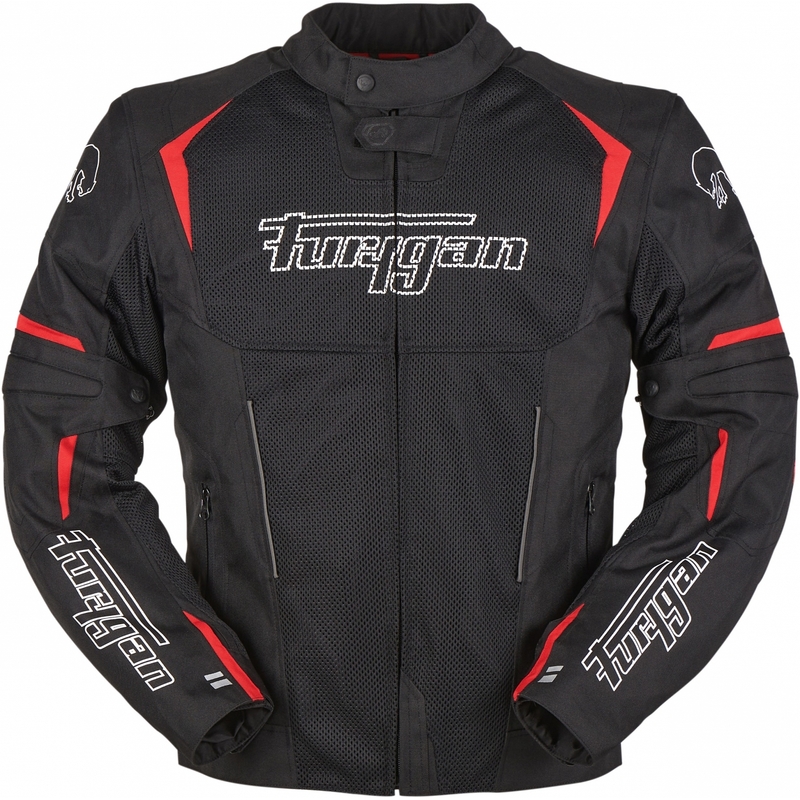 Furygan Ultra Spark Geventileerd 3 in 1 Rood en Zwart Motorjack
