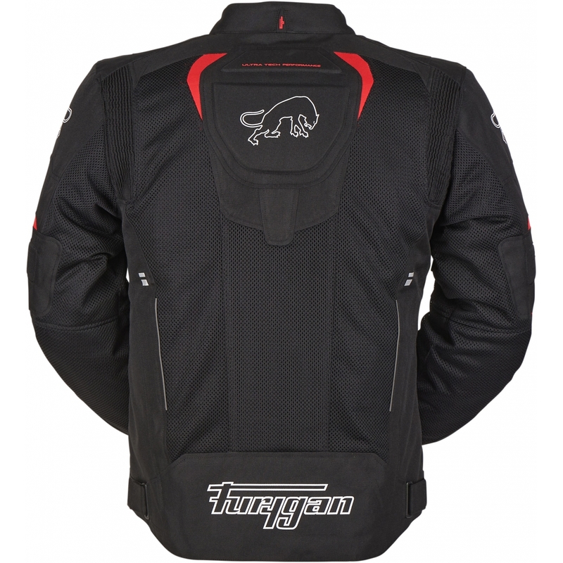 Furygan Ultra Spark Geventileerd 3 in 1 Rood en Zwart Motorjack