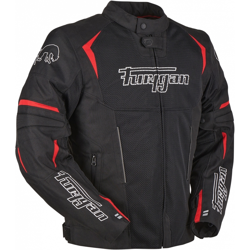 Furygan Ultra Spark Geventileerd 3 in 1 Rood en Zwart Motorjack
