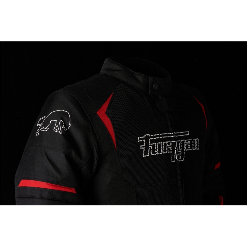 Furygan Ultra Spark Geventileerd 3 in 1 Rood en Zwart Motorjack