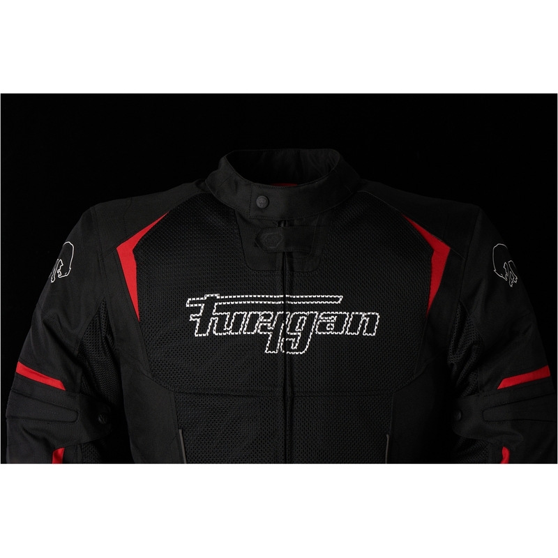 Furygan Ultra Spark Geventileerd 3 in 1 Rood en Zwart Motorjack