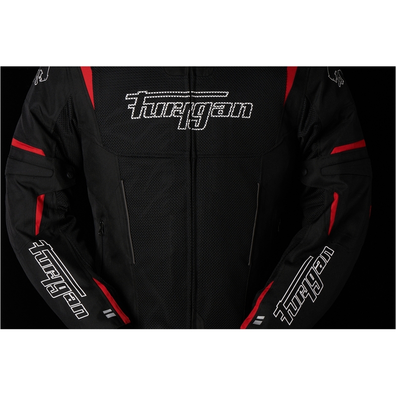 Furygan Ultra Spark Geventileerd 3 in 1 Rood en Zwart Motorjack