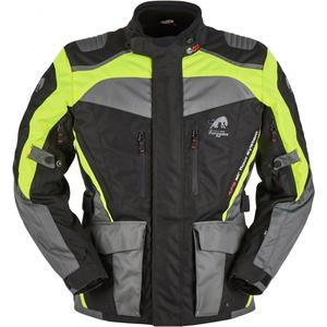 Furygan Apalaches zwart-fluo gele motorjas