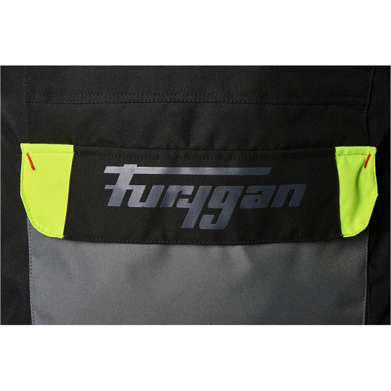 Furygan Apalaches zwart-fluo gele motorjas