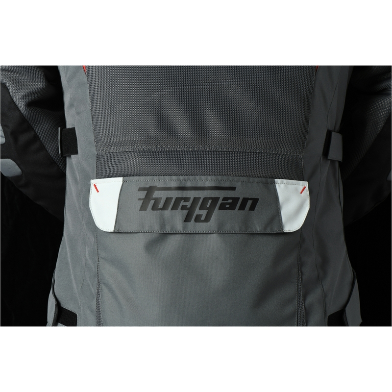 Furygan Apalaches Geventileerd 2-in-1 grijs-rood-zwart motorjack