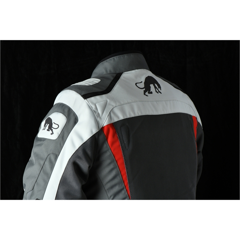 Furygan Apalaches Geventileerd 2-in-1 grijs-rood-zwart motorjack