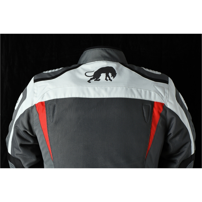 Furygan Apalaches Geventileerd 2-in-1 grijs-rood-zwart motorjack