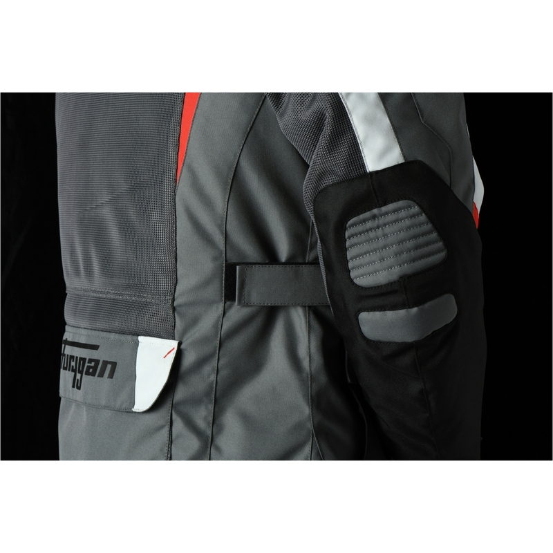 Furygan Apalaches Geventileerd 2-in-1 grijs-rood-zwart motorjack