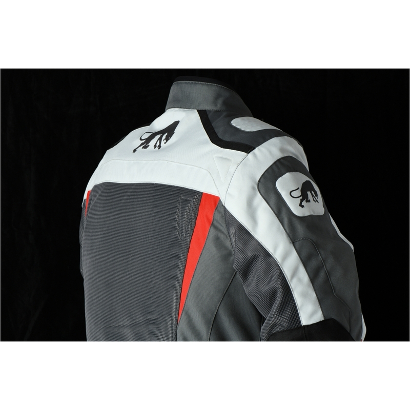 Furygan Apalaches Geventileerd 2-in-1 grijs-rood-zwart motorjack