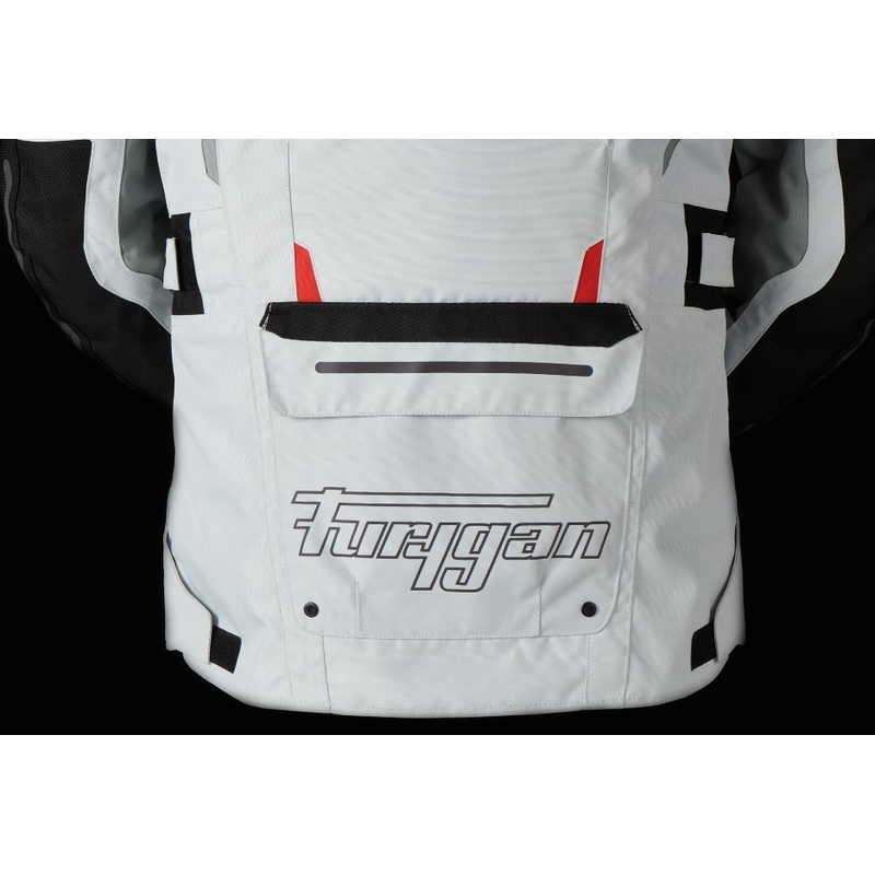Furygan Brevent 3-in-1 motorjas wit-grijs-rood-zwart uitverkoop
