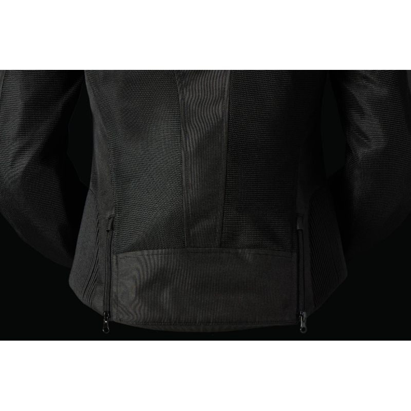 Dames Furygan Genesis Mistral Lady Evo 3 Zwart Motorjack
