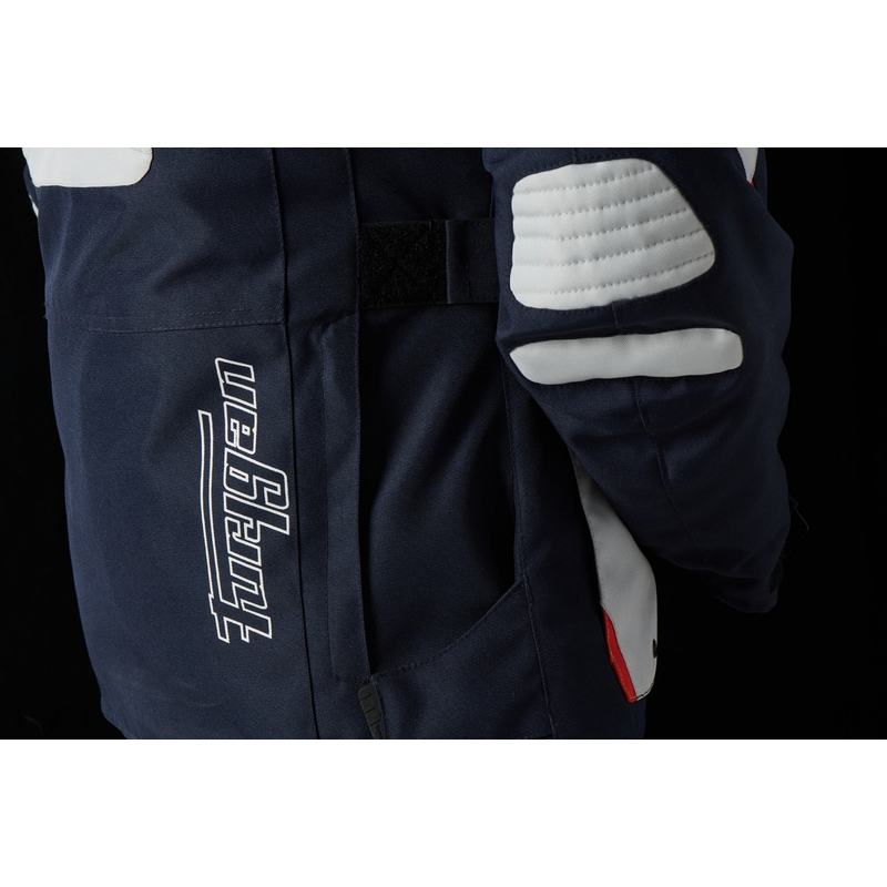 Dames Furygan Apalaches Rood, Wit en Blauw Motorjack