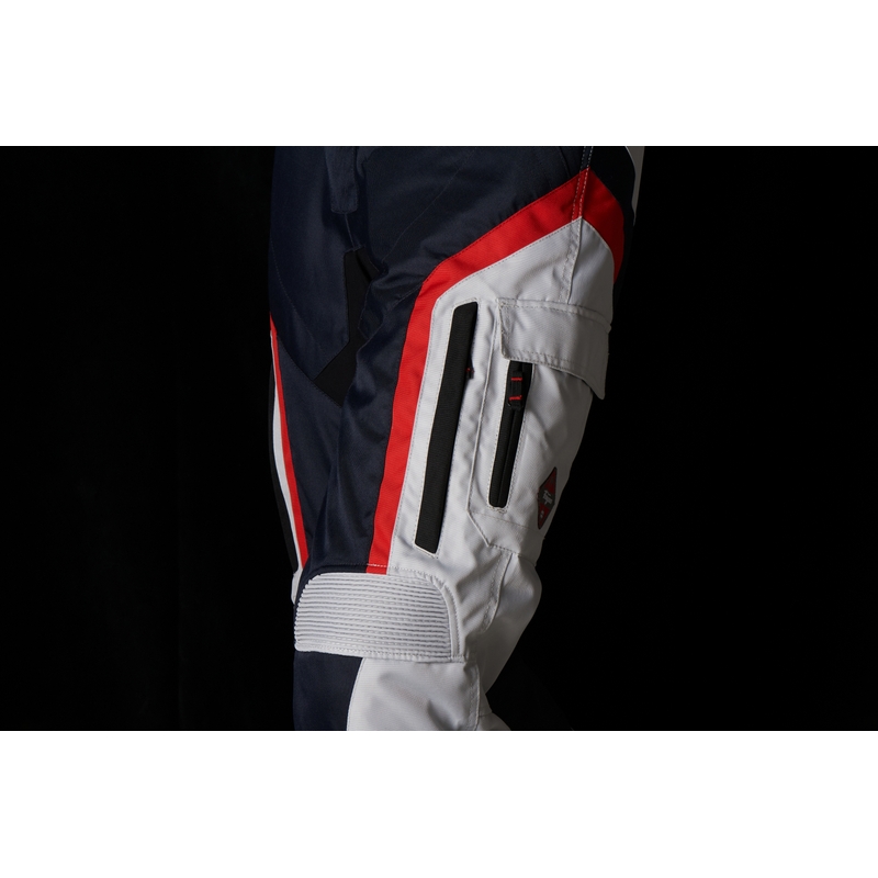 Furygan Apalaches Zwart-Rood-Wit-Blauw Motorbroek uitverkoop