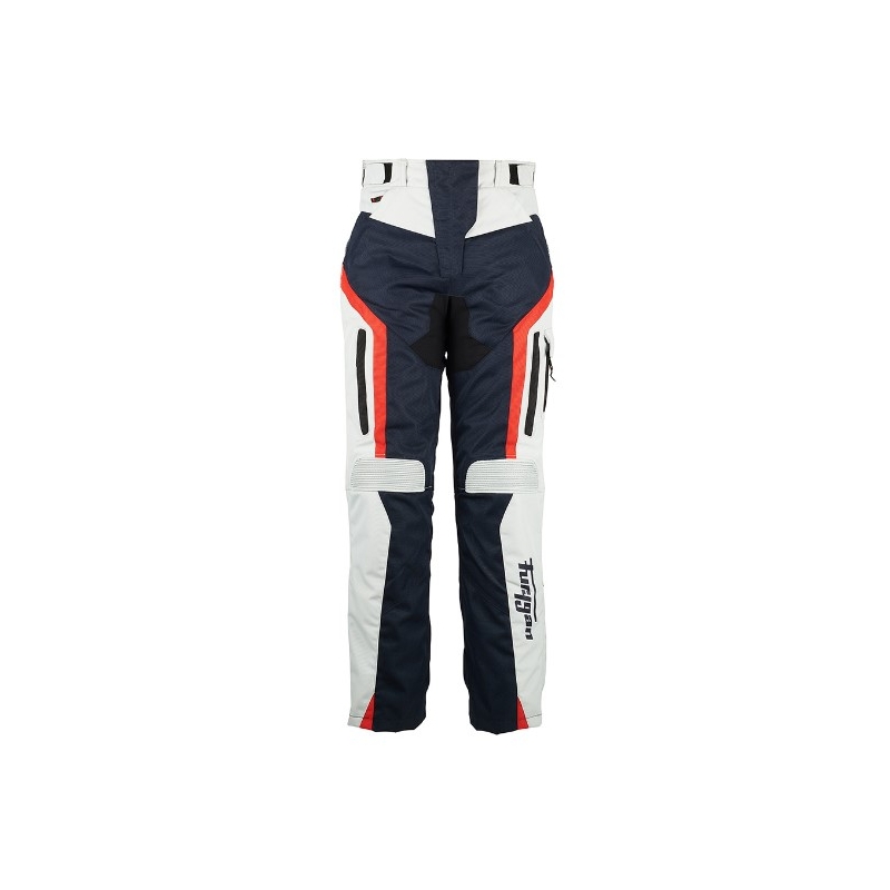Furygan Apalaches zwart-rood-wit-blauwe motorbroek voor dames uitverkoop