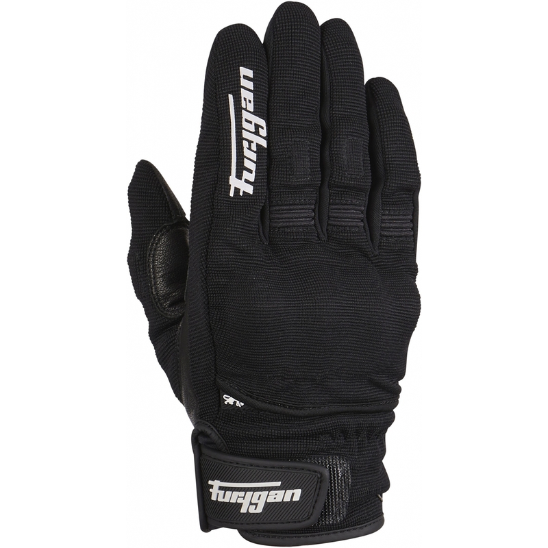 Motorhandschoenen Furygan Jet D3O zwart/wit