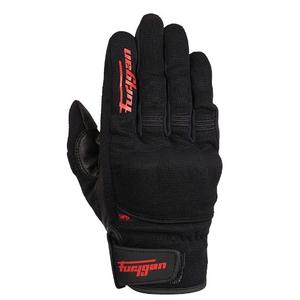 Motorhandschoenen Furygan Jet D3O zwart-rood