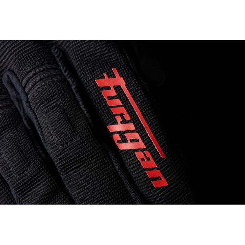 Motorhandschoenen Furygan Jet D3O zwart-rood