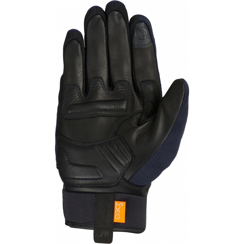 Motorhandschoenen Furygan Jet D3O blauw-zwart