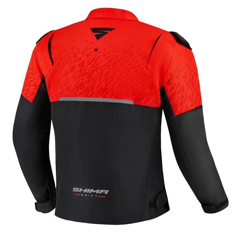 Motorjas Shima Drift zwart-rood