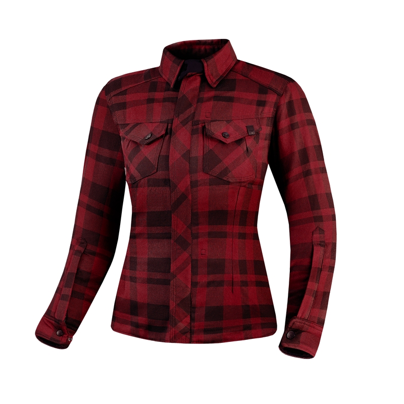 Dames motorshirt Shima Renegade 2 rood