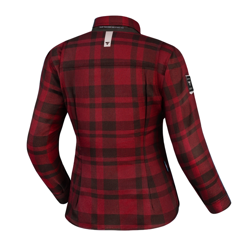 Dames motorshirt Shima Renegade 2 rood