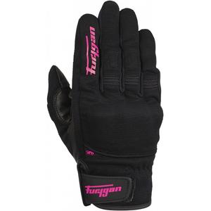 Furygan Jet D3O zwart met roze motorhandschoenen voor dames