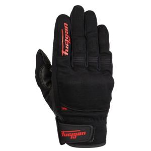 Furygan Jet D3O zwart-rode motorhandschoenen voor dames