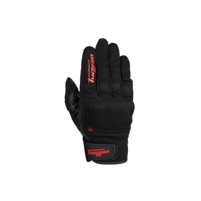 Furygan Jet D3O zwart-rode motorhandschoenen voor dames