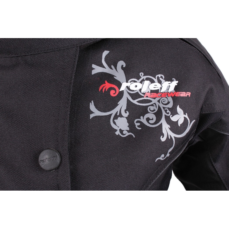 Roleff Ladylike dames motorjas, zwart