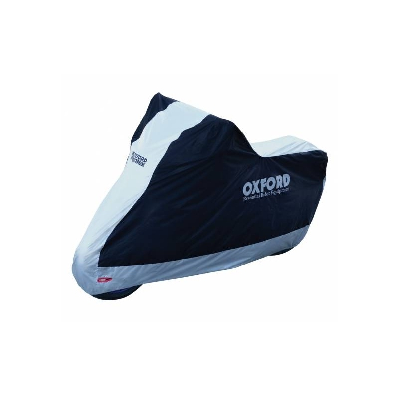 Oxford Aquatex Motorfiets Afdekzeil 2016 - Zwart/Zilver