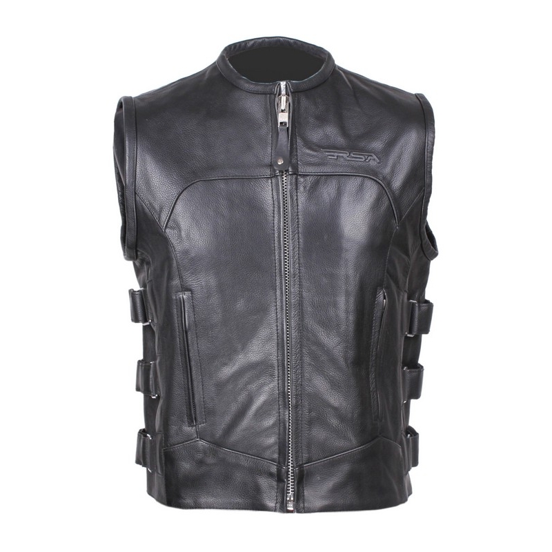 RSA Biker Leren Motorfiets Vest